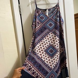 Handkerchief spaghetti strap dress